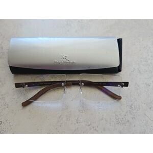 Kazuo Kawasaki Kooki MP-704 B-Titan Eyeglasses FRAMES .. Matte EUC